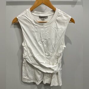 All Saints faux wrap tee